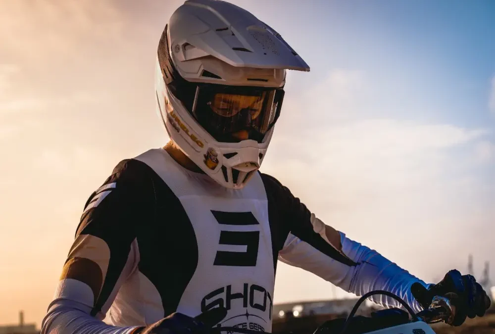 Dylan Langagne à l’Enduropale en moto électrique