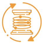 rebobinage icone pour le rebobinage des transformateurs comme prestation de service