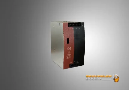 Alimentations industrielles Weidmüller 24 VDC 3,2 A 70 W et 24 VDC 5 A 120 W avec entrée universelle 100 à 240 VAC pour montage sur rail DIN.