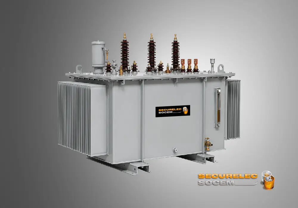 Transformateur de distribution huile triphasé de 630 à 1 000 kVA